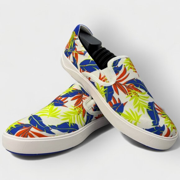 OluKai Lae‘ahi Pa‘i Men’s Slip-On Shoes Size 8 Off-White/Aloha10444-18HA New OluKai Lae main image 4